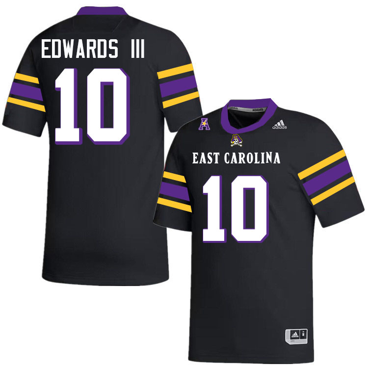 Mike Edwards III ECU Jersey,East Carolina Pirates #10 Mike Edwards III Jersey Youth College-Black